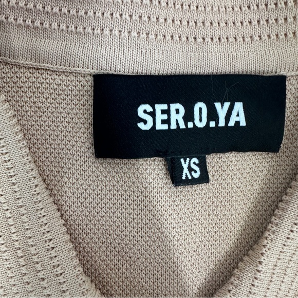 SER.O.YA Croissant Serena Top size XS Sweater Crop Top Revolve - Picture 3 of 7